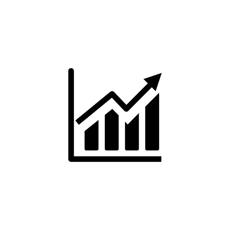 growing chart icon